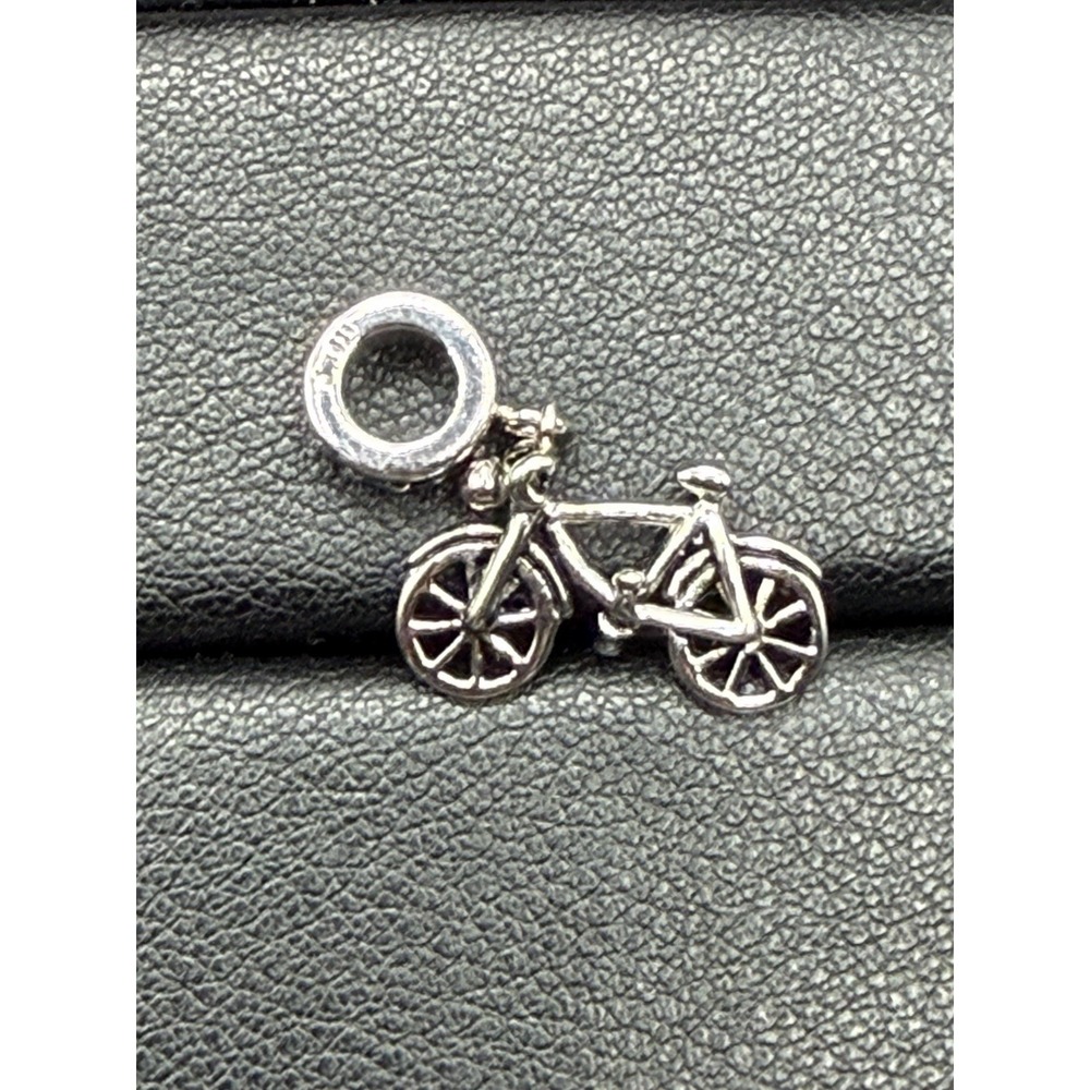 EUC Sterling Silver Bicycle Bike Charm 925 K6